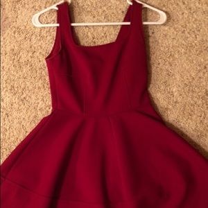 size small maroon dress